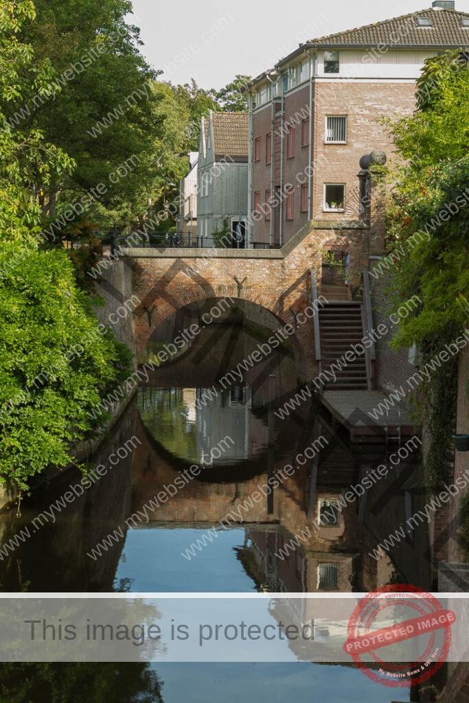 Weerspiegeling in de Binnendieze