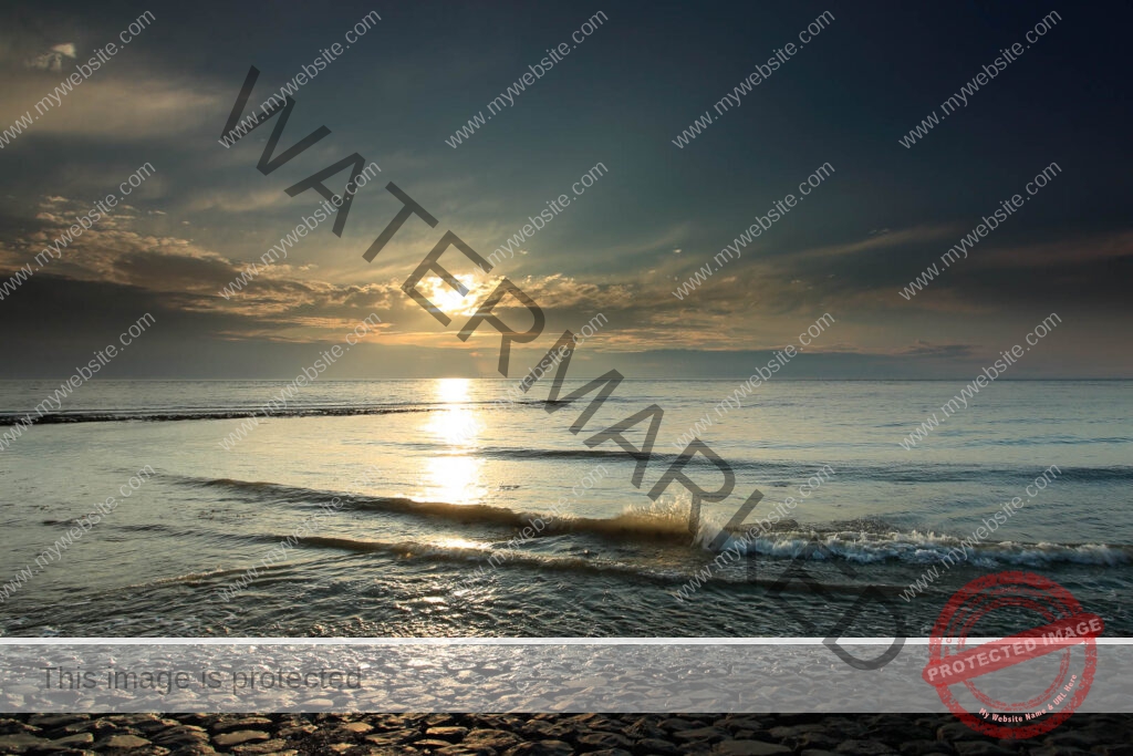 Zonsondergang bij Huisduinen