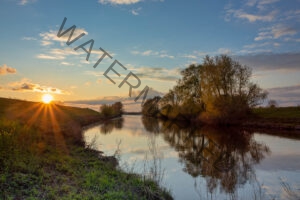 Zonsondergang boven de Oude Dieze