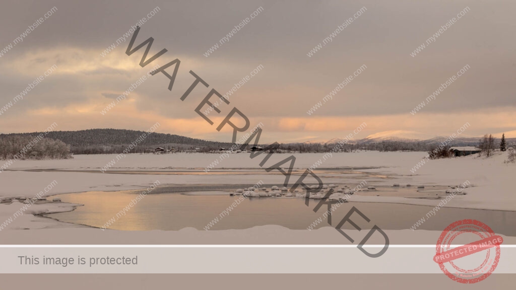 Sneeuwlandschap ; Snow landscape